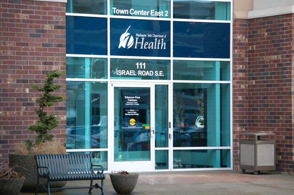 front door of building