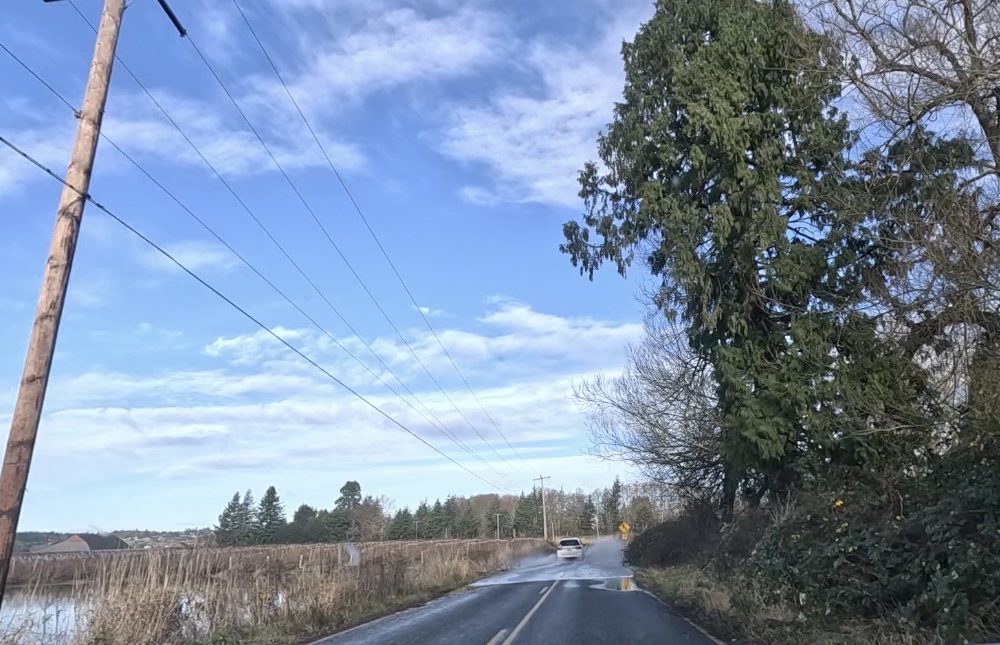 Ferndale Road and Marine Drive Closed Due to Flooding in Whatcom County