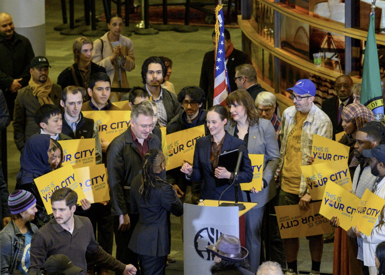 Mayor of Seattle Sworn in