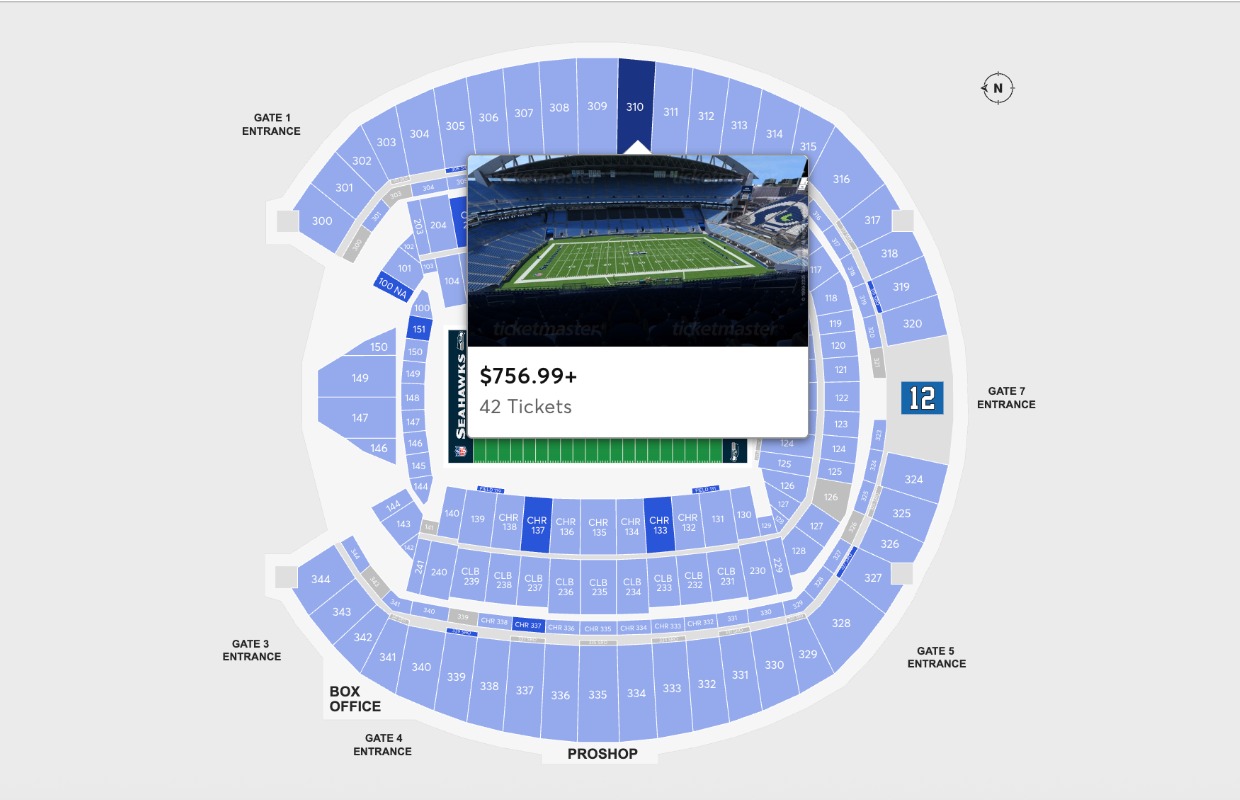 Seahawks NFC Championship Ticket Prices Ease as Resale Market Softens
