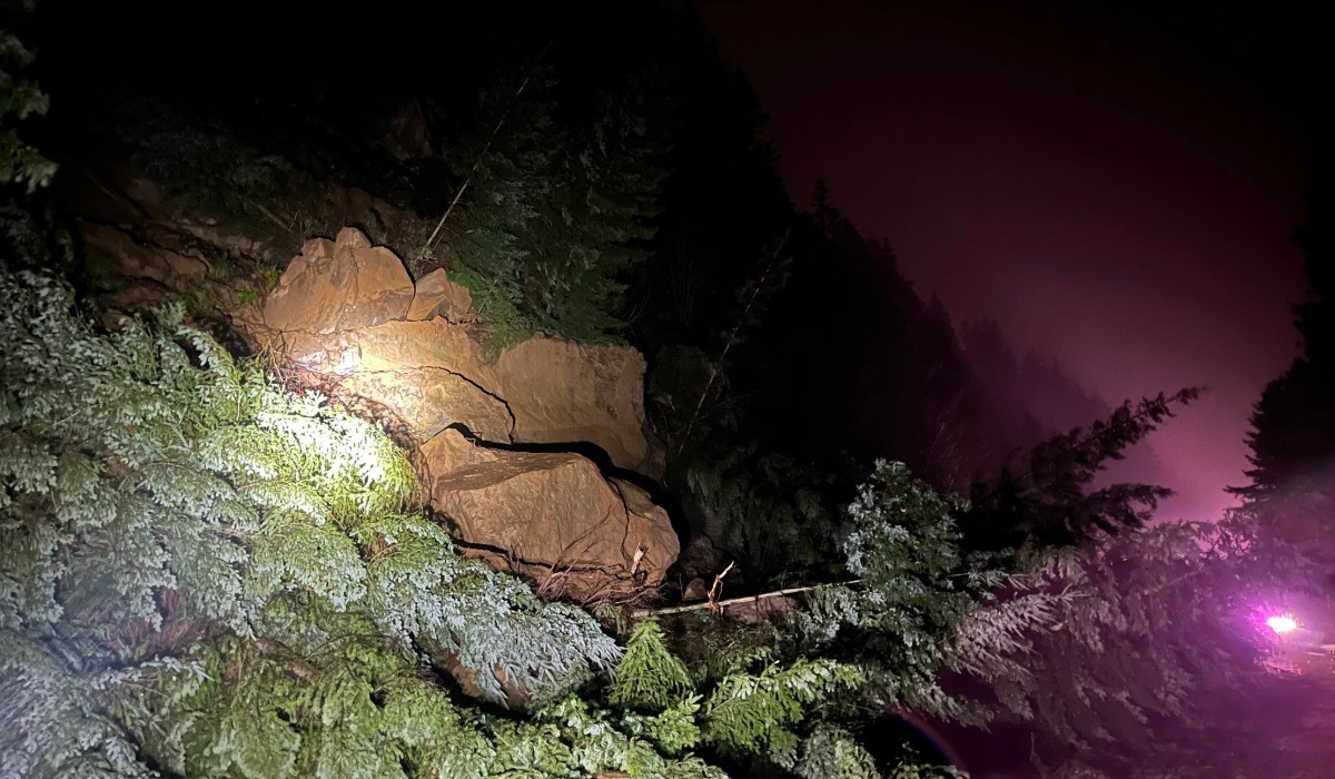 I-5 Northbound Closed After Landslide Near Bellingham