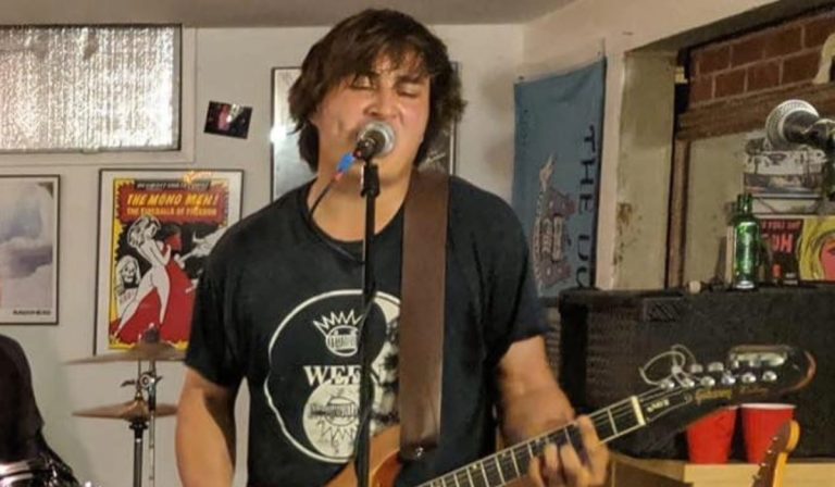 Samuel Lee Chue performing music in Bellingham prior to his arrest.