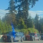 BPD Cruisers line up on Lakeway Drive