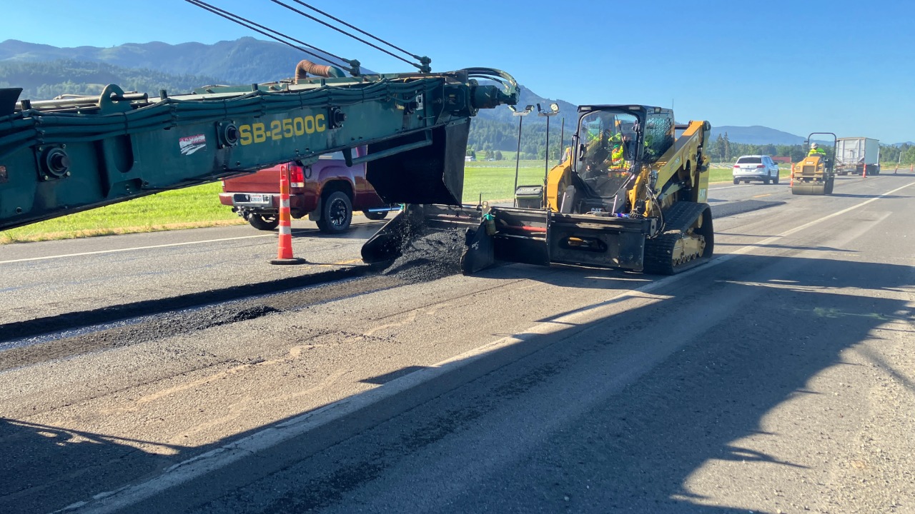 WSDOT continues paving SR 9 and SR 547 in eastern Whatcom County through June 25. Flaggers alternate SR 547 traffic daily and SR 9's Klein Ditch Bridge runs on around-the-clock alternating traffic.