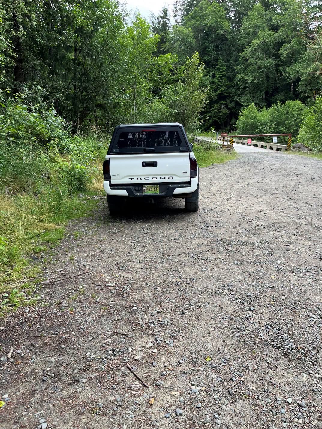 Gursimran Singh's vehicle located along Middle Fork Road