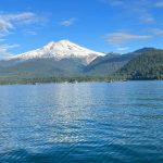 Baker Lake, with Mount Baker rising above the water, ahead of Saturday's sockeye salmon opener.