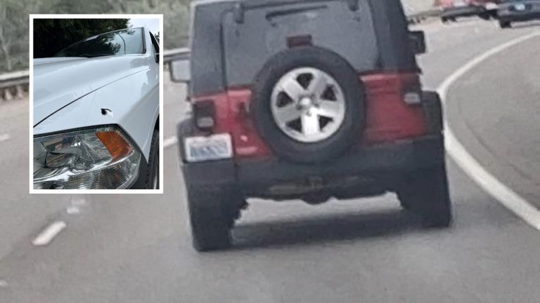 Washington State Patrol detectives are asking for the public's help identifying a red Jeep linked to a drive-by shooting on southbound SR 509 near Cloverdale in King County.