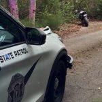 A motorcyclist traveling more than 90 mph was arrested after attempting to flee and hide from a Washington State Patrol trooper, officials said.