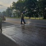 Drivers should expect delays near Nugents Corner Monday as WSDOT crews finish paving SR 9 near the SR 9/SR 542 roundabout.