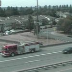 A collision is partially blocking the I-5 southbound off-ramp to SR 20 near Burlington, causing delays for drivers headed toward Anacortes.