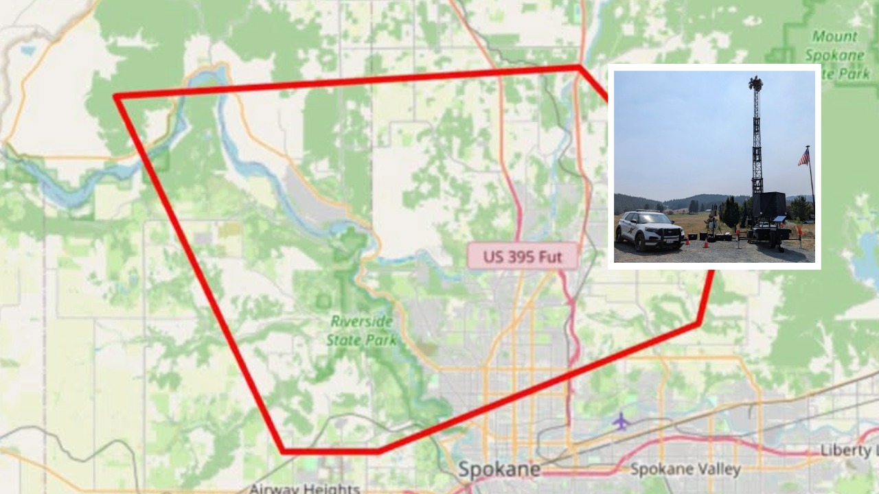 Washington State Patrol and the Spokane County Sheriff’s Office warned drone operators that restricted airspace surrounds the Spokane Complex fires after authorities detected 39 unauthorized drones in two days.