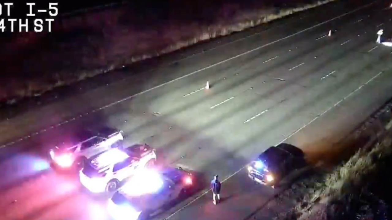 A 33-year-old Seattle woman died after climbing out of a moving vehicle on I-5 near Federal Way, where a second vehicle struck her, WSP said.