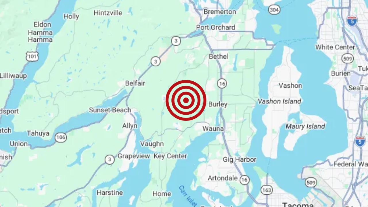 A preliminary magnitude 4.3 earthquake struck south of Bremerton Tuesday, with no damage reported, ahead of Washington's Oct. 16 ShakeOut drill.