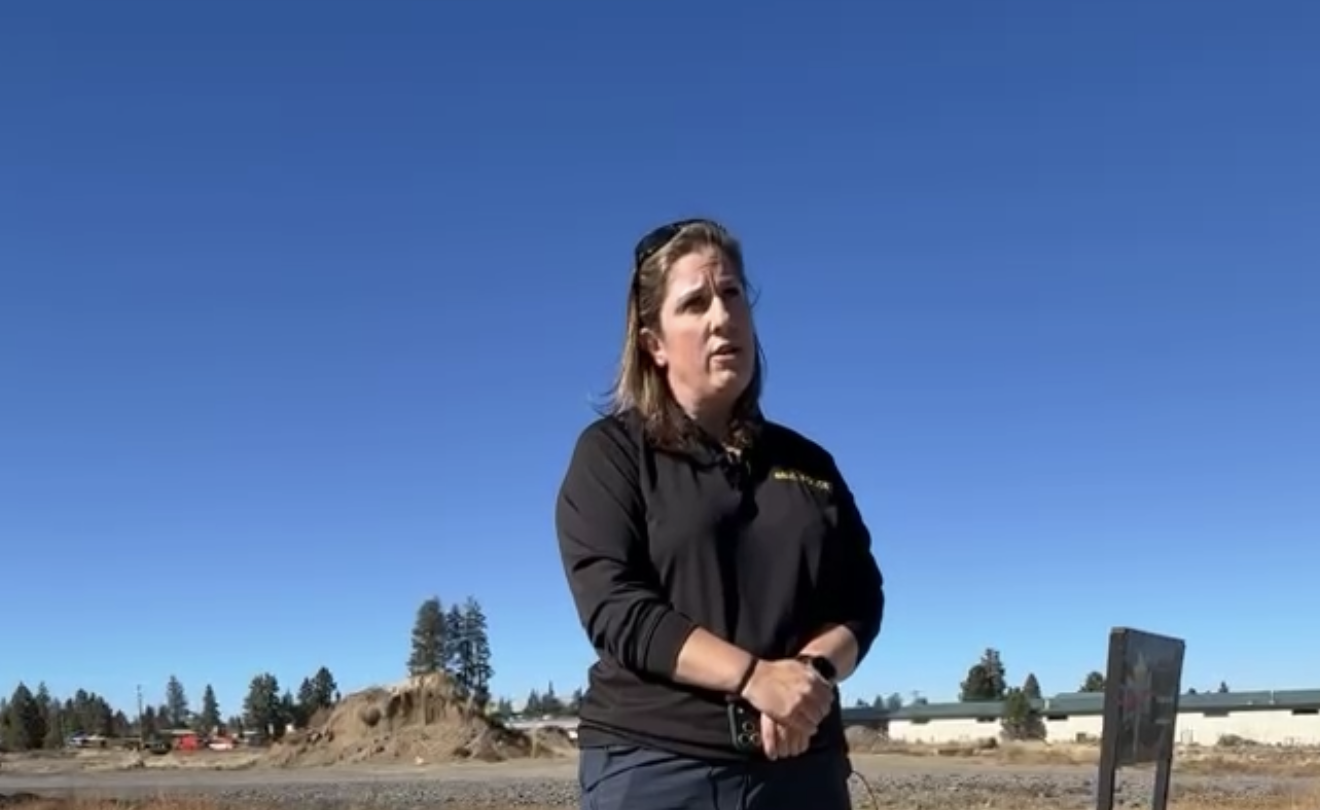 A Bend Police Department spokesperson briefs media. A shooting at Silver Rail Elementary in Bend, Oregon, left multiple victims, including children. Police reported the suspect dead.